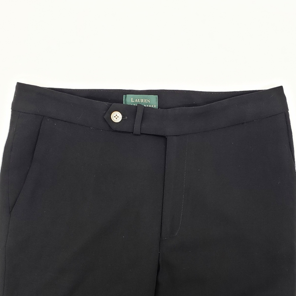 Lauren EUC Black Wool Pants Size 10 - Picture 2 of 3